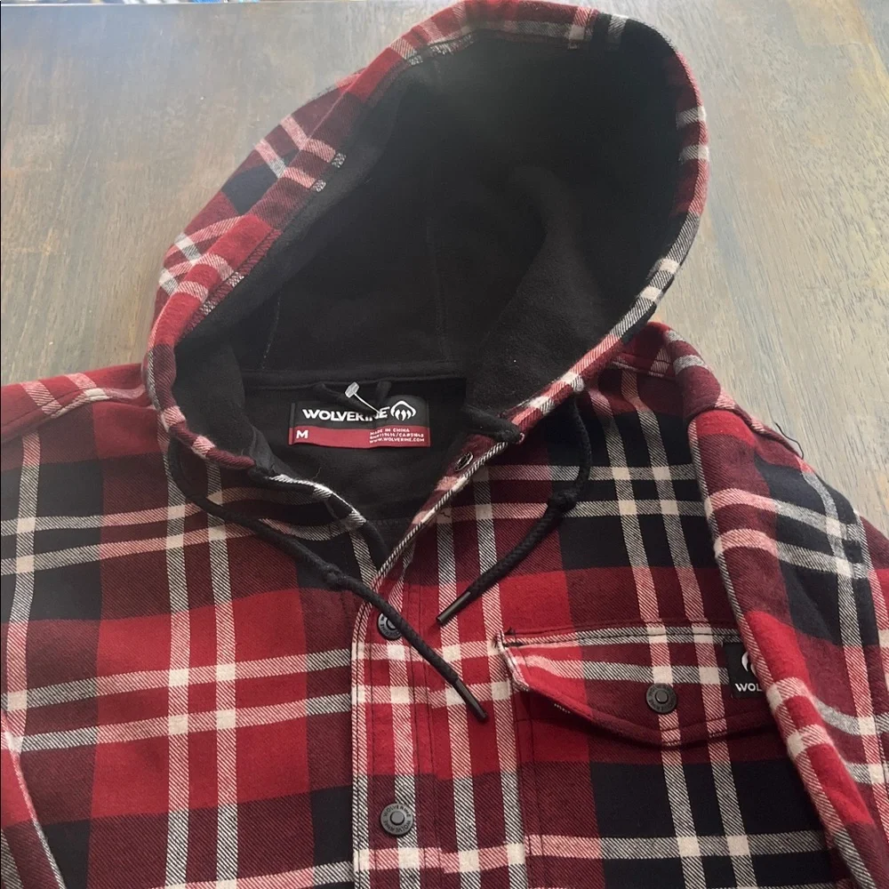 MEN’S WOLVERINE BUCKSAW FLANNEL JACKET NWT medium COAT